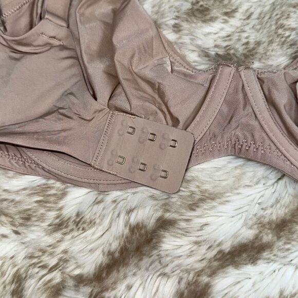 CUUP Underwire Tan Neutral Satin Feel Bra | Size 30G - Picture 6 of 8